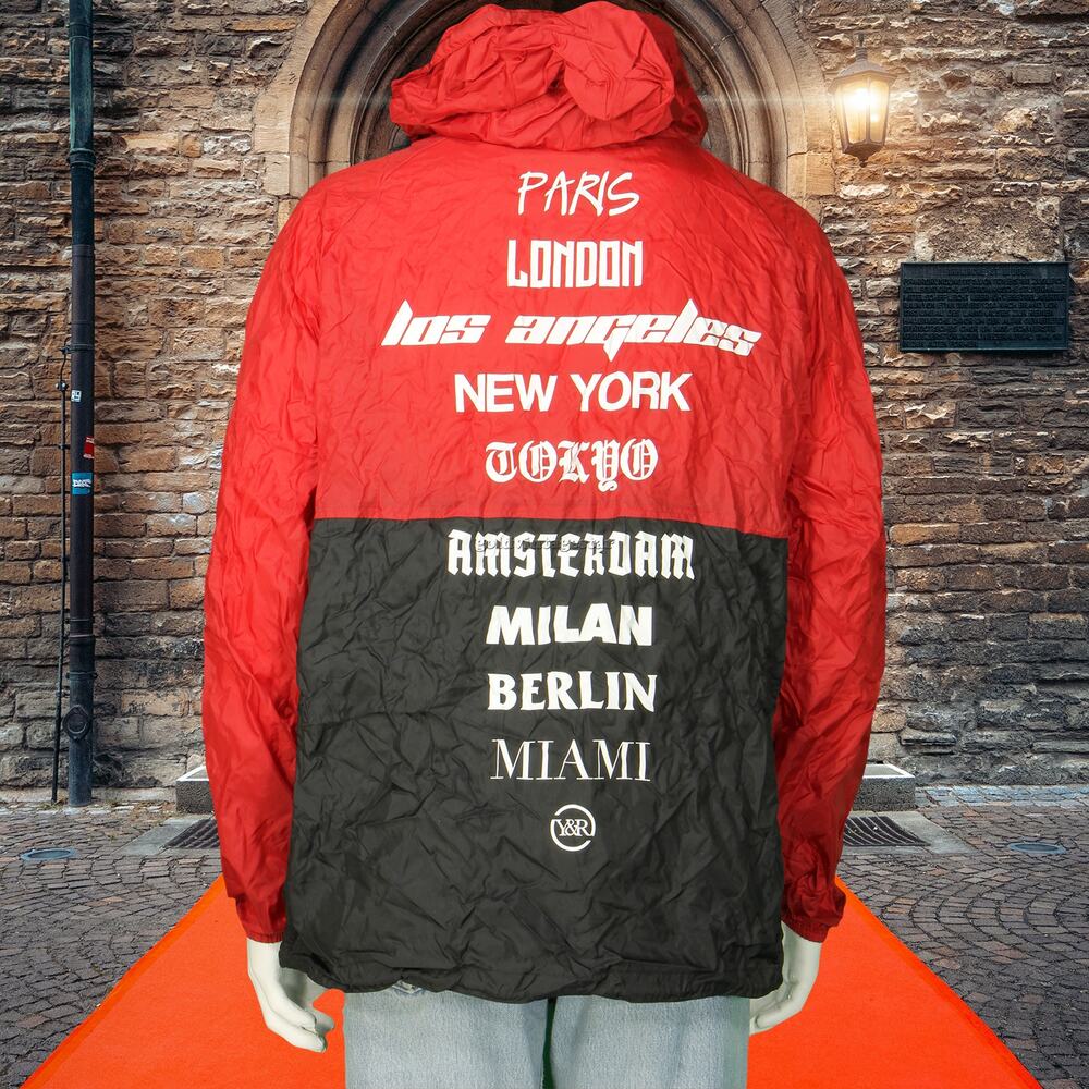 Young & Reckless Windbreaker Hoodie XL Two-Tone Jacket